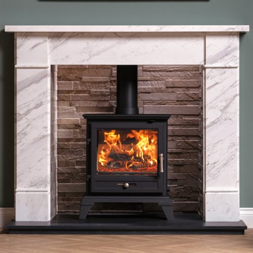Gallery Brompton 56″ Kallos Marble Fireplace